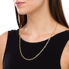Thumbnail Image 2 of Made in Italy Paper Clip Link Necklace in Hollow 14K Gold - 24"