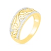 1/4 CT. T.W. Diamond Open Filigree Vine Ring in 10K Gold