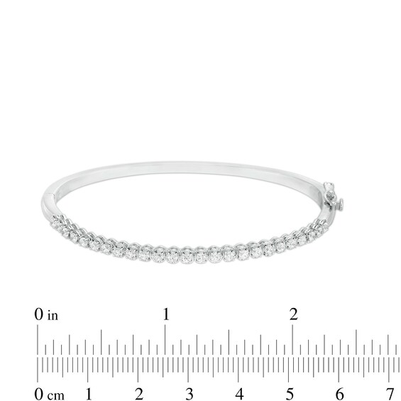 Diamonds Amplified 1 CT. T.w. Diamond Bangle in 10K White Gold