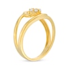 Thumbnail Image 3 of 1/6 CT. T.W. Composite Diamond Split Shank Ring in 10K Gold