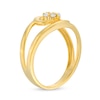 Thumbnail Image 2 of 1/6 CT. T.W. Composite Diamond Split Shank Ring in 10K Gold