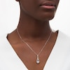 Thumbnail Image 2 of Diamonds Amplified 1/2 CT. T.W. Diamond Teardrop Pendant in 10K White Gold