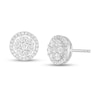 Thumbnail Image 1 of 1/2 CT. T.W. Composite Diamond Stud Earrings in 10K White Gold