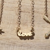 Thumbnail Image 2 of Elliot Young Cursive "love" Necklace in 14K Gold - 16.5"