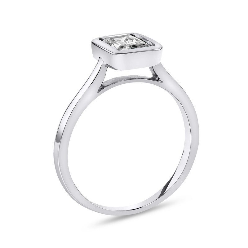 1 CT. GIA-Graded Radiant-Cut Diamond Solitaire Engagement Ring in 14K White Gold (I/I1)