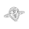 Thumbnail Image 0 of 2-7/8 CT. T.W. GIA-Graded Pear-Shaped Diamond Engagement Ring in Platinum (I/SI2)