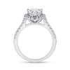 Thumbnail Image 2 of 2-7/8 CT. T.W. GIA-Graded Pear-Shaped Diamond Engagement Ring in Platinum (I/SI2)