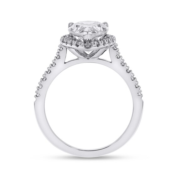 2-7/8 CT. T.w. GIA-Graded Pear-Shaped Diamond Engagement Ring in Platinum (I/Si2)