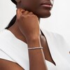 Thumbnail Image 2 of Diamonds Amplified 2 CT. T.W. Diamond "XO" Bracelet in 10K White Gold - 7.25"