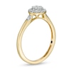 Cherished Promise Collection™ 1/5 CT. T.W. Baguette and Round Composite Diamond Promise Ring in 10K Gold