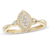 Cherished Promise Collection™ 1/5 CT. T.W. Composite Diamond Marquise Frame Promise Ring in 10K Gold