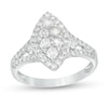 Thumbnail Image 1 of 1 CT. T.W. Composite Marquise Diamond Frame Ring in 10K White Gold