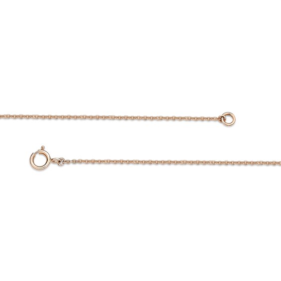 1/10 CT. T.W. Diamond Flower Cluster Sideways Bar Necklace in 10K Rose Gold 1/10 CT. T.W. Diamond Flower Cluster Sideways Bar Necklace in 10K Rose Gold