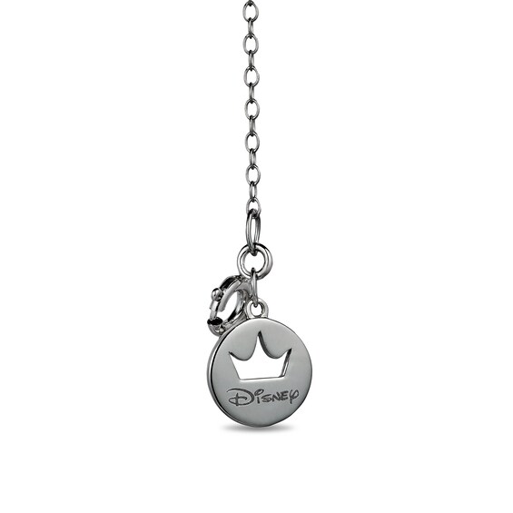 Enchanted Disney Villains Ursula Amethyst and 1/10 CT. T.w. Black Diamond Pendant in Sterling Silver - 19"