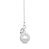 Thumbnail Image 2 of Enchanted Disney Villains Evil Queen Garnet and Black Diamond Necklace in Sterling Silver and 10K Gold