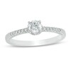 Thumbnail Image 1 of 3/8 CT. T.W. Diamond Framed Setting Engagement Ring in 10K White Gold
