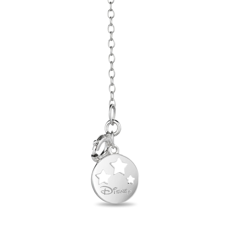 Enchanted Disney Tinker Bell 1/5 CT. T.W. Diamond Wings Necklace in Sterling Silver and 10K Gold