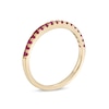 Thumbnail Image 2 of Ruby Petite Stackable Band in 10K Gold