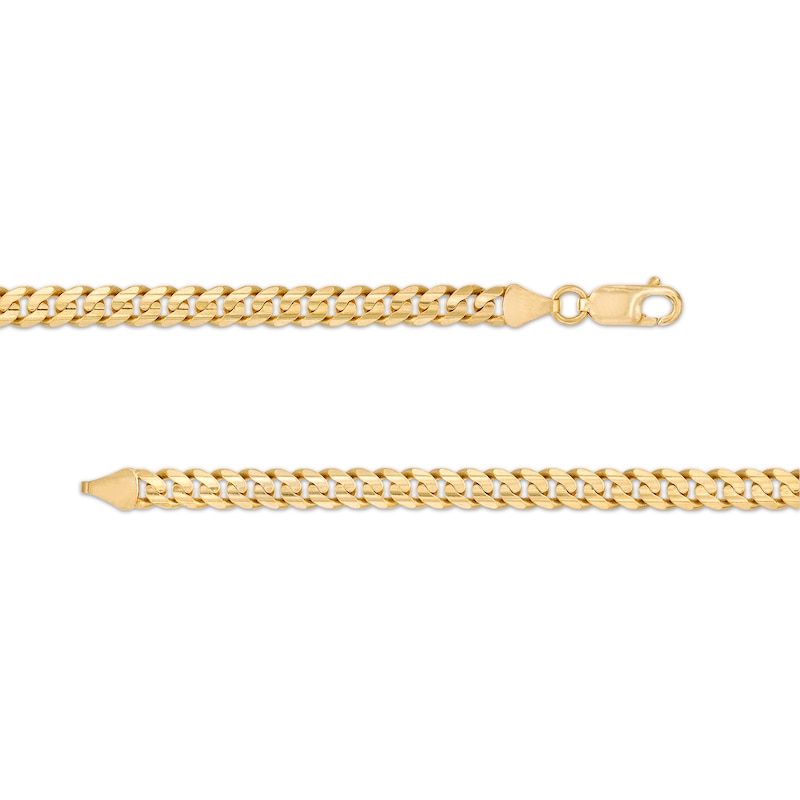 5.2mm Curb Chain Necklace in Solid 14K Gold - 22"