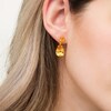 Thumbnail Image 2 of Pear-Shaped Citrine Double Teardrop Earrings in Sterling Silver with 10K Gold Plate