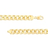 Thumbnail Image 2 of 12.5mm Curb Chain Bracelet in Solid 14K Gold - 9.0"