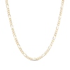 Thumbnail Image 0 of 3.1mm Concave Figaro Chain Necklace in Solid 14K Gold - 20"