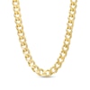 Thumbnail Image 0 of 6.0mm Diamond-Cut Bevelled Edge Curb Chain Necklace in Solid 10K Gold - 22"