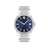 Thumbnail Image 1 of Men's Movado SE Watch with Dark Blue Dial (Model: 607513)