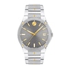 Thumbnail Image 0 of Men's Movado SE Two-Tone PVD Watch with Grey Dial (Model: 607514)