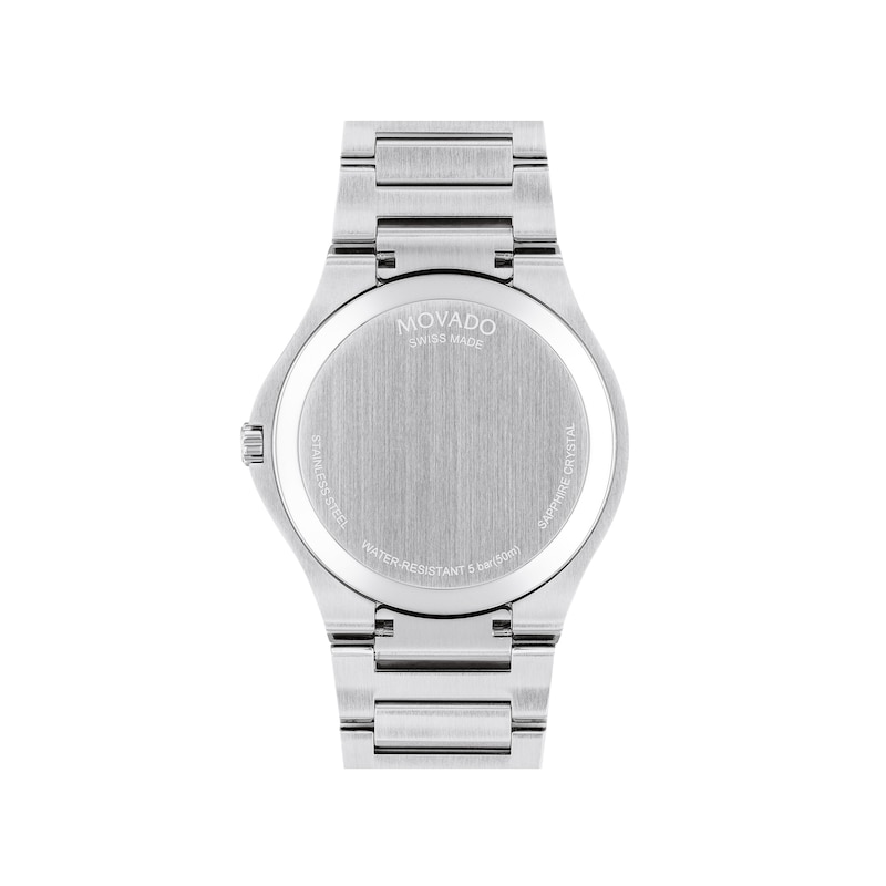 Men's Movado SE Two-Tone PVD Watch with Grey Dial (Model: 607514)