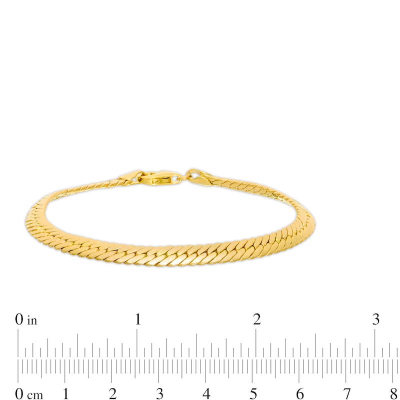 Gold Curb Link Bracelets 10kt / 5.5mm / 7.5 (Small)