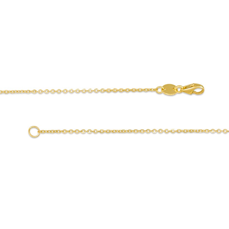 Main Image 2 of Multi-Finish Heart Necklace in 10K Gold