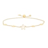 Thumbnail Image 1 of Star Disc Station Bolo Bracelet in 10K Gold - 10.25"
