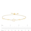 Thumbnail Image 2 of Star Disc Station Bolo Bracelet in 10K Gold - 10.25"