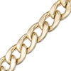 Thumbnail Image 1 of 10.0mm Curb Chain Bracelet in Hollow 10K Gold - 7.75"
