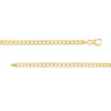 Thumbnail Image 1 of "Love" Script Curb Chain Bracelet in 10K Gold - 7.5"