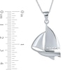 Thumbnail Image 3 of Sailboat Pendant in Sterling Silver
