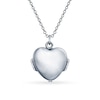 Thumbnail Image 2 of Oxidized Angel Wings Heart Locket in Sterling Silver