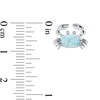 Thumbnail Image 3 of Cushion-Shaped Lab-Created Opal Crab Stud Earrings in Sterling Silver