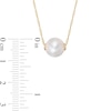Thumbnail Image 2 of 9.5mm Cultured Freshwater Pearl Necklace in 14K Gold