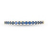 Thumbnail Image 4 of Blue Sapphire Petite Stackable Band in 10K Gold