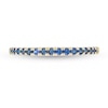 Thumbnail Image 3 of Blue Sapphire Petite Stackable Band in 10K Gold