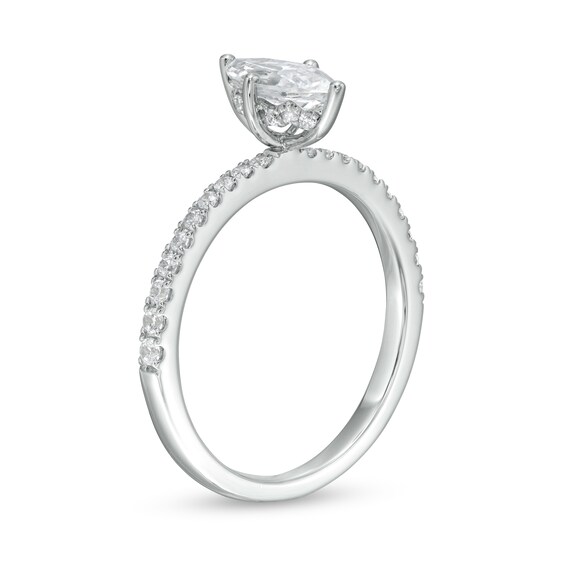 1 CT. T.w. Marquise Diamond Engagement Ring in 14K White Gold (I/I1)