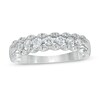 Thumbnail Image 1 of 1/2 CT. T.W. Diamond Marquise Edge Ring in 10K White Gold