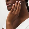 Thumbnail Image 2 of 1/4 CT. T.W. Diamond Vintage-Style Contour Wedding Band in 10K Rose Gold