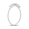 Thumbnail Image 2 of 1/3 CT. T.W. Princess-Cut Tilted Five Stone Ring in 10K White Gold