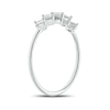 Thumbnail Image 1 of 1/3 CT. T.W. Princess-Cut Tilted Five Stone Ring in 10K White Gold