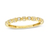 Thumbnail Image 0 of 1/8 CT. T.W. Diamond Alternating Shapes Vintage-Style Stackable Band in 10K Gold