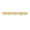 Thumbnail Image 4 of 1/8 CT. T.W. Diamond Alternating Shapes Vintage-Style Stackable Band in 10K Gold