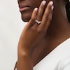 Thumbnail Image 2 of 1 CT. T.W. Diamond Double Chevron Anniversary Band in 14K White Gold